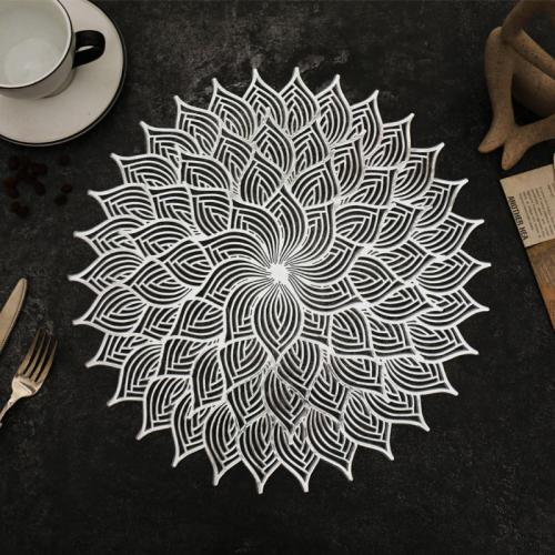 PVC thermostability Table Mat for home decoration & hollow Solid PC