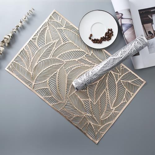 PVC thermostability & Waterproof Table Mat hollow Solid PC