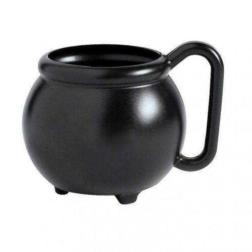 PE Plastique Tasse en plastique Noir pièce