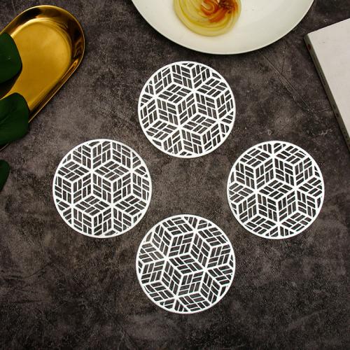 PVC anti-scald & Waterproof Cup Pad hollow Solid PC