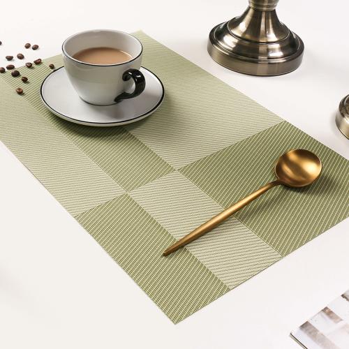 PVC anti-scald & Multifunction Table Mat anti-skidding gold foil print Solid PC