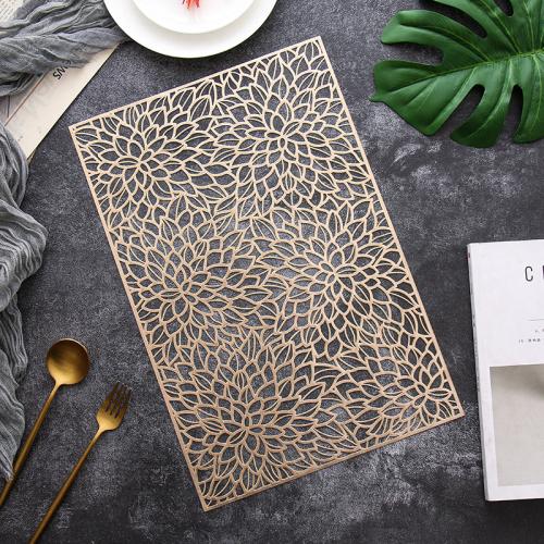 PVC thermostability Table Mat anti-skidding & hollow Solid PC