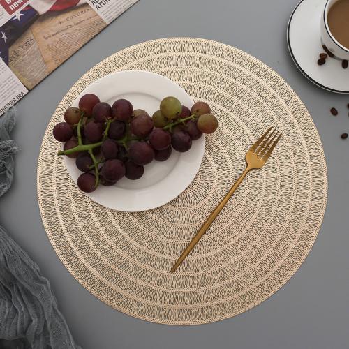 PVC thermostability & Waterproof Table Mat hollow Solid PC
