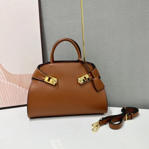 PU Leather Shell Shape Handbag attached with hanging strap Solid PC