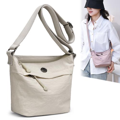 Nylon Crossbody Bag Lightweight & large capacity & soft surface & waterproof Cotton Solid PC