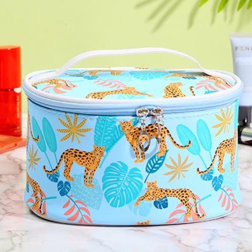 PU Leather Cosmetic Bag portable & waterproof PC