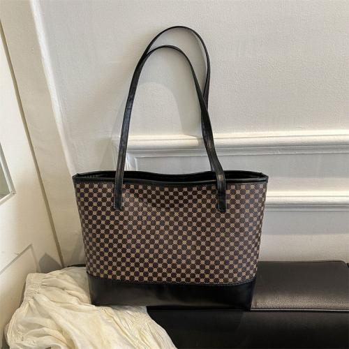 PU Leather Tote Bag Shoulder Bag large capacity PC