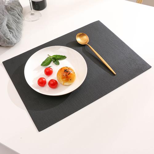 PU Leather anti-scald & Waterproof Table Mat Solid PC
