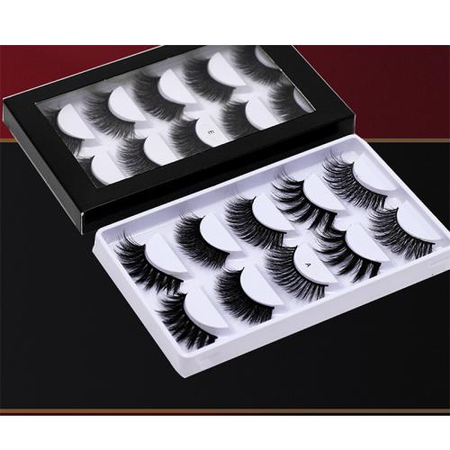 Chemical Fiber False Eyelashes black PC