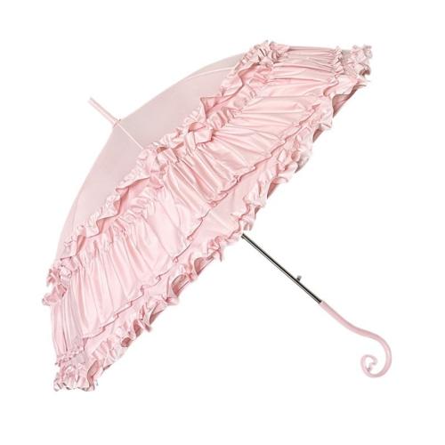 Pongee Long Handle Umbrella Steel & Plastic PC