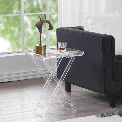 Acrylic Foldable Table portable Solid transparent PC