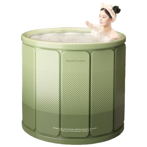 Pearl Cotton & PVC & Oxford heat preservation & foldable Foldable Bathtub letter green PC