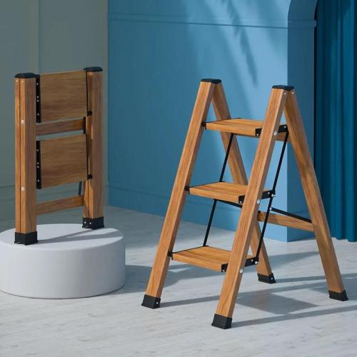 Aluminium Alloy Step Ladder durable & portable Solid yellow PC