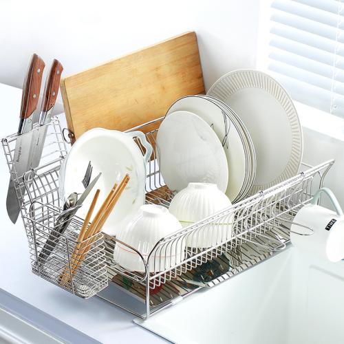 Stainless Steel Multifunction Kitchen Drain Rack hollow PC