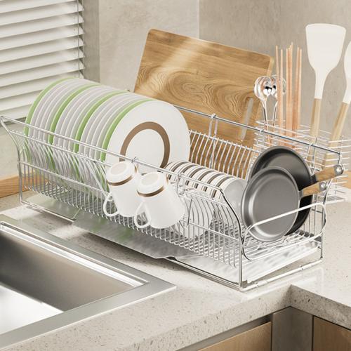 Stainless Steel Multifunction Kitchen Drain Rack hollow PC