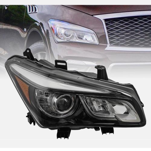 For 2014-2017 Infiniti QX80 LED Right Passenger Side Headlight Without AFS