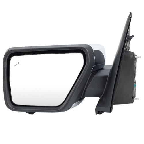 Left Driver Side Mirror Camera Blind Signal For Ford F150 2021-2023 Chrome