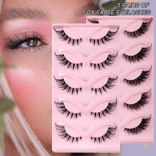 Artificial Fibre False Eyelashes for women Set