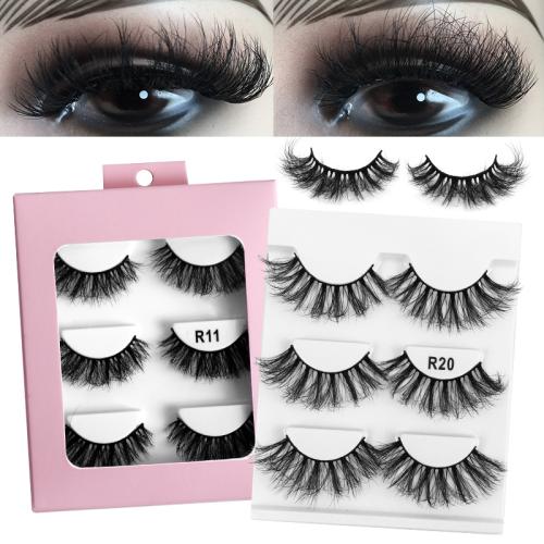 Chemical Fiber False Eyelashes for women Set