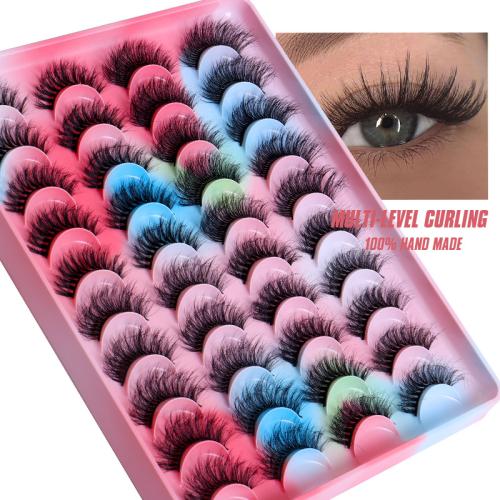 Artificial Fibre False Eyelashes for women Set
