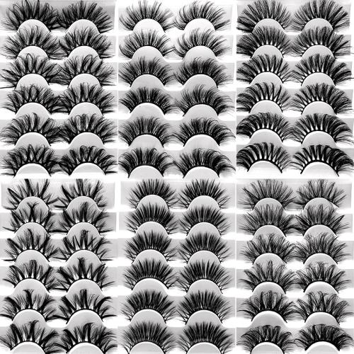 Artificial Fibre False Eyelashes for women black Set