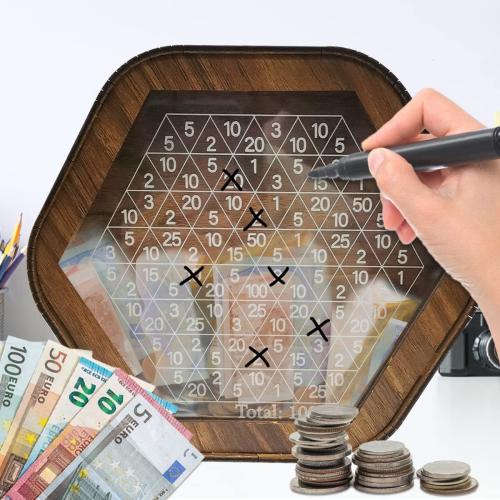 Buchenholz Money Bank, Stück