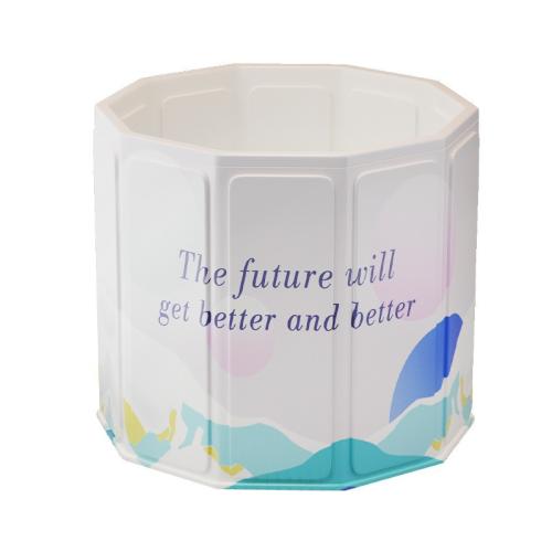 Pearl Cotton & PVC & Oxford heat preservation Foldable Bathtub thicken printed PC