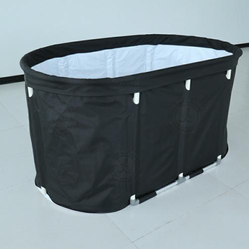 Perle Baumwolle & Pvc & Polyester Klappbadewanne, Solide, Schwarz, Stück