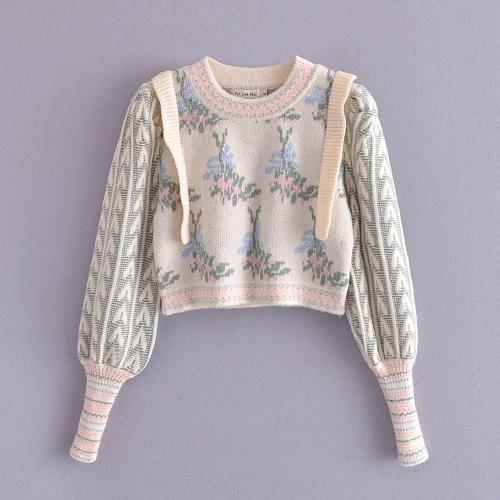 Polyester Pull femme jacquard :M pièce