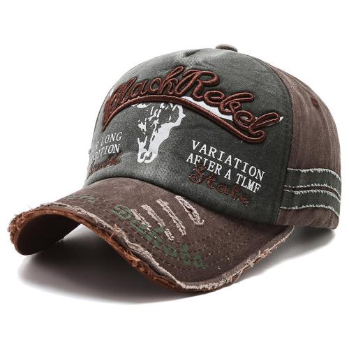 Mezclilla & Algodón Gorra de beisbol, bordado, carta, más colores para elegir, :, trozo