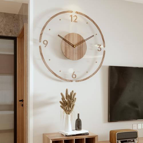 Acrílico & Madera Reloj de pared, trozo