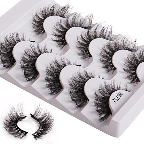 Artificial Fibre & Cotton False Eyelashes for women Set