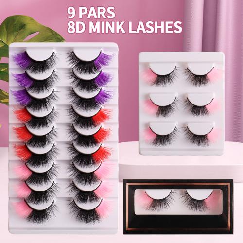Chemical Fiber False Eyelashes for women Set