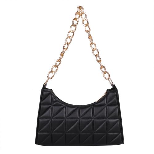 PU Leather Box Bag Shoulder Bag with chain & soft surface Solid PC