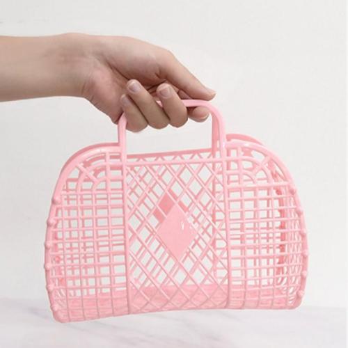 PE Plastic Picnic Basket for storage & hollow PC
