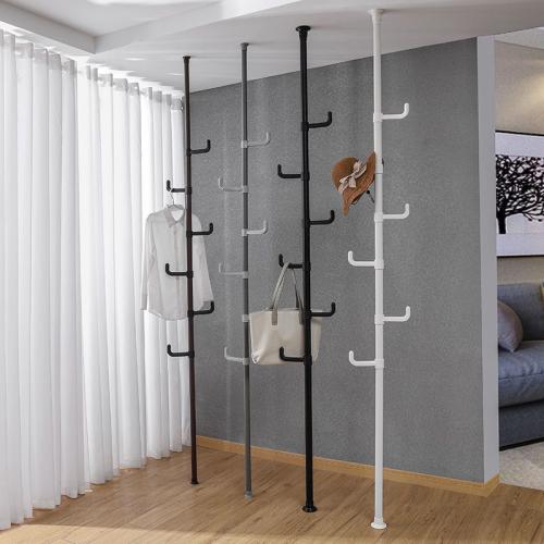 Carbon Steel Clothes Hanging Rack Engineering Plastics PC