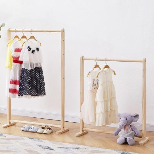 Solid Wood Clothes Hanging Rack durable PC