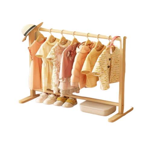 Solid Wood Clothes Hanging Rack for children PC