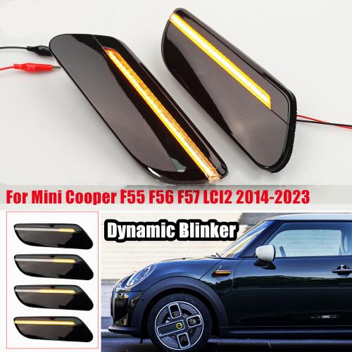 For  2014-2022  BMW Mini Cooper F55 F56 F57 running water LED fender turn signal