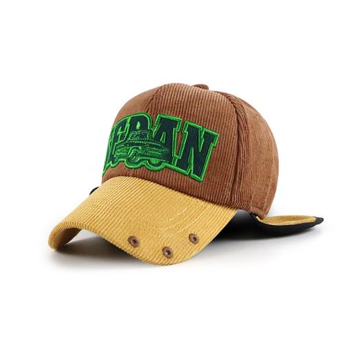 Cotton Baseball Cap Flatcap for children embroider PC