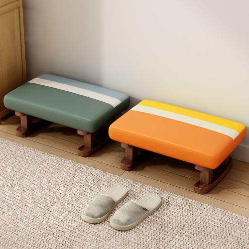 Technical Farbic Soft Stool durable Sponge & Wood Colour Matching PC