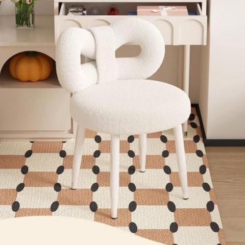 Cloth & Metal Stool PC