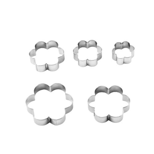 Stainless Steel DIY & easy cleaning Biscuit Molds, durable & five piece,  Set