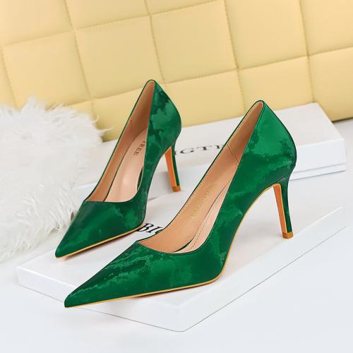 PU Cuir Chaussures à talons hauts plus de couleurs pour le choix Paire