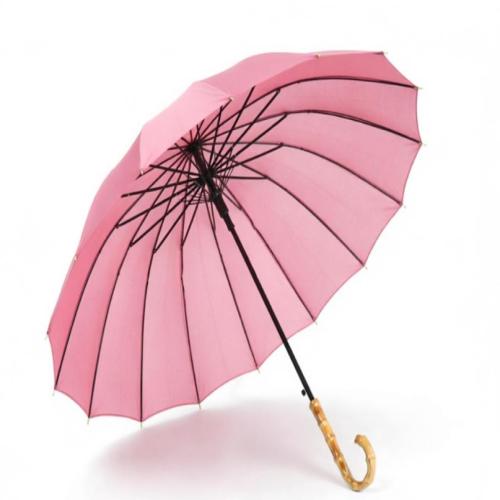 Pongee Langer Griff Regenschirm, Stück