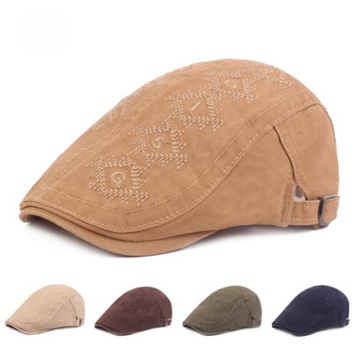 Baumwolle Berets, Bestickt, Solide, mehr Farben zur Auswahl, Stück