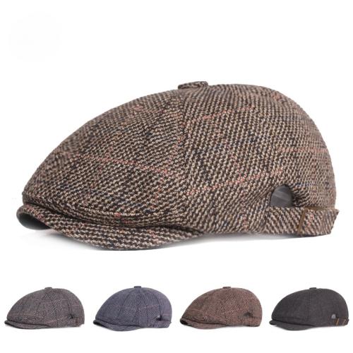 Acryl Berets, Gestreift, mehr Farben zur Auswahl, Stück