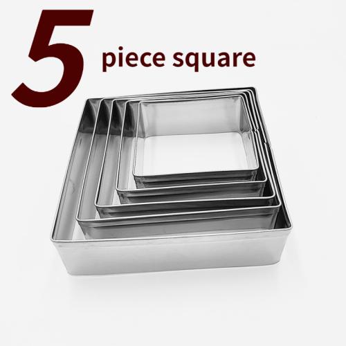 Stainless Steel Biscuit Molds, five piece & different design for choice,  Set