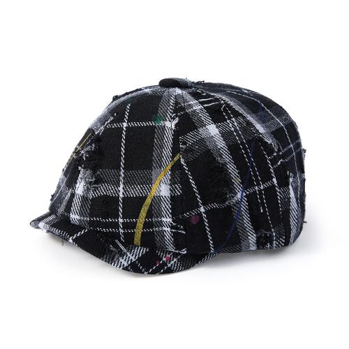 Acryl Octagonal Cap, Plaid, mehr Farben zur Auswahl, Stück