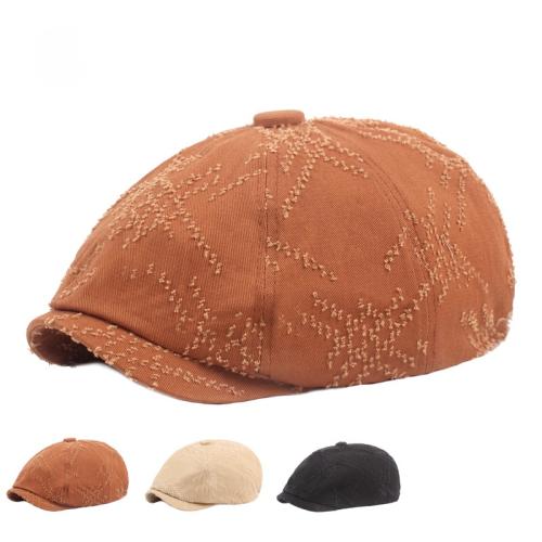 Acryl Octagonal Cap, Bestickt, Solide, mehr Farben zur Auswahl, Stück